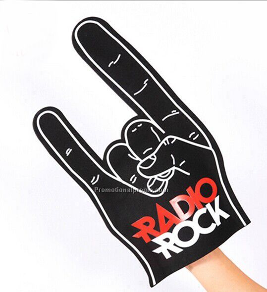 Wholesale custom promotional cheering eva foam hand