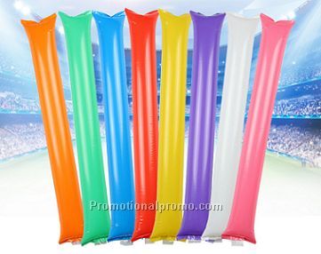 60*10cm PE Inflatable Cheering Stick And Inflatable Noise Stick For Event