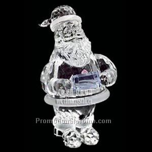 Crystal standing santa