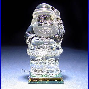 Crystal Standing Santa