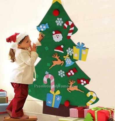 Felt Christmas Tree DIY Felt Christmas Decoration Can Be Customized Christmas Gifts To Increase Children's Logical Judgment