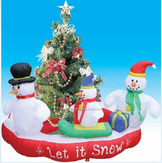 Snow family for Christmas