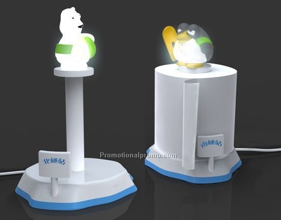 Polar bear/ Penguin design Tissue paper Holder with LED