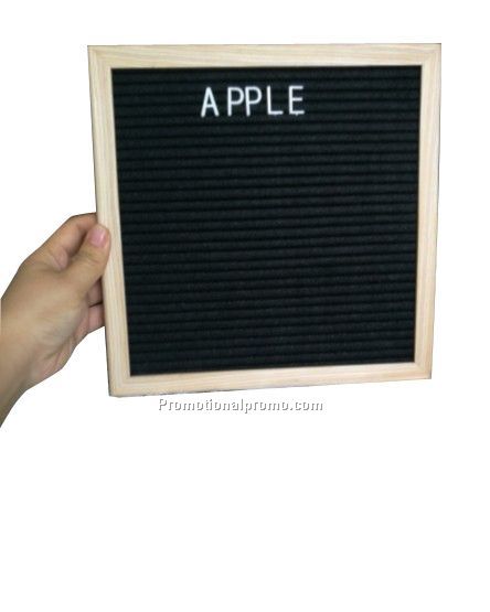 Felt letter board