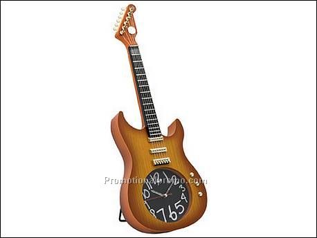 Clock Electric Guitar plastic