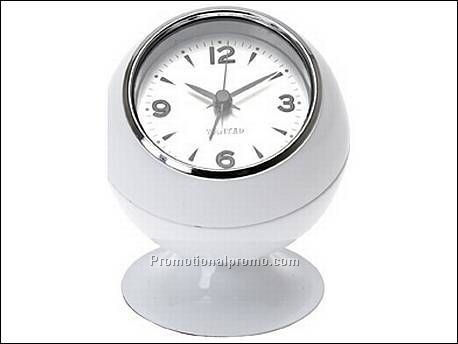 Clock Retro ball small white