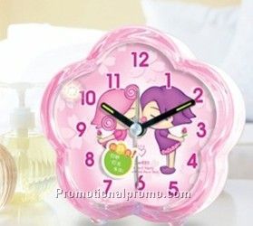 Cartoon Flower  Alarm Clock