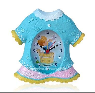 Promotional Cloth shaped plastic clock