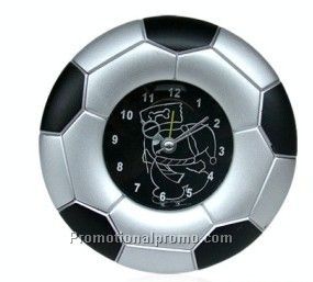 Promotional Football shaped plastic clock