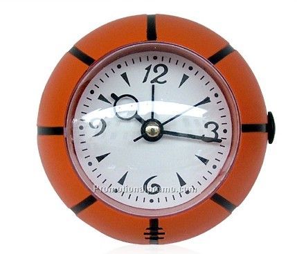 Promotional Basketball shaped plastic clock