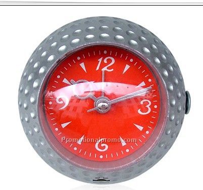 Promotional Golfball shaped plastic clock