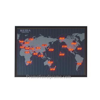 LED World time Clock