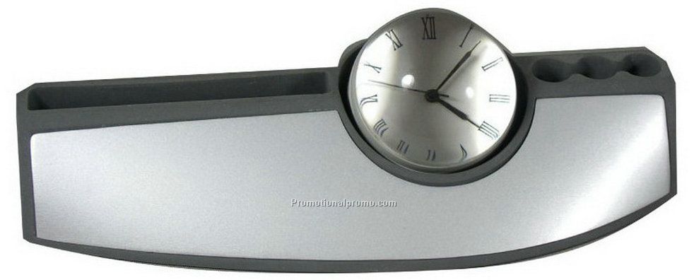 clock/pen with ID card hoder clock