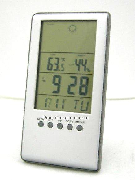 LCD Clock with Temperature