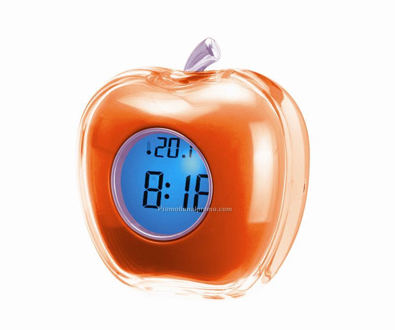 Apple shaped alarm clock