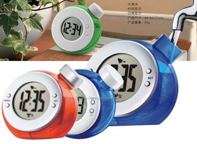 Eco Water Clock-Water powered clock
