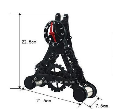 Mini Paris Eiffel Tower art clock,decoration clock