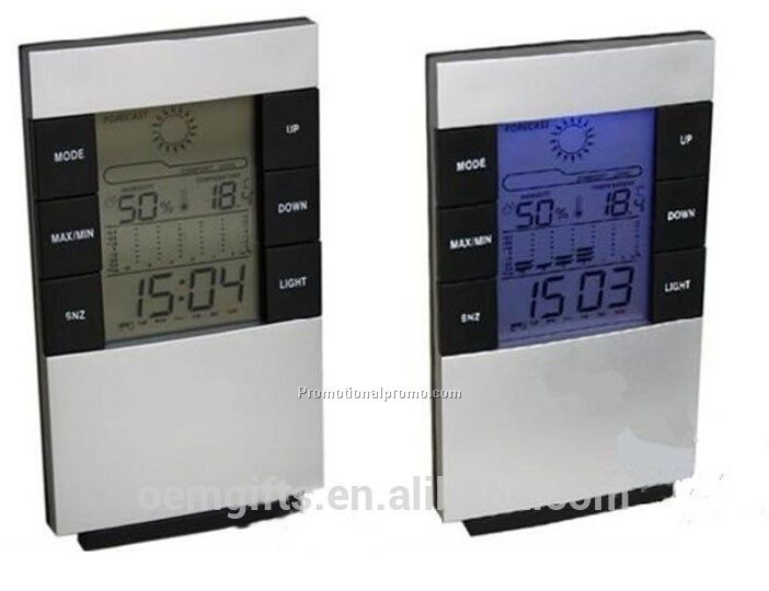 LCD Weather Station Clock