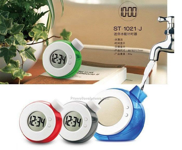 Eco-friendly Digital Water Powered Water Clock