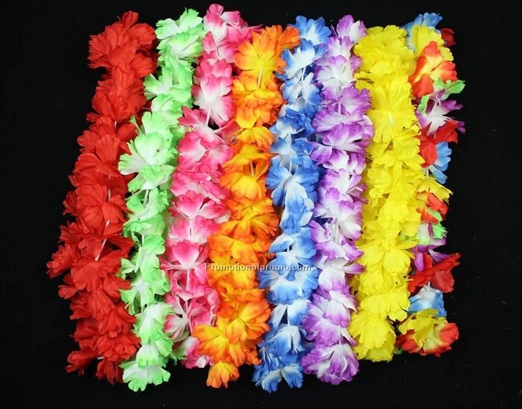 Beautiful flower leis for party