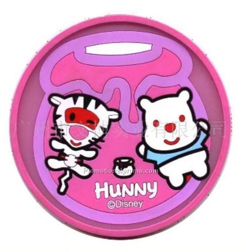 Round Silicone rubber coaster