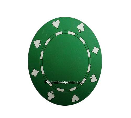 PVC poke chip coaster