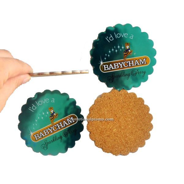 Advertising Customize Cork Coaster