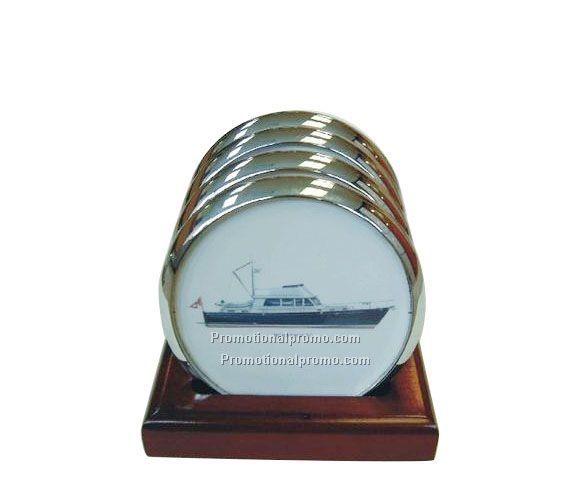 PHOTOSMART BRASS & CHROME COASTERS & SETS