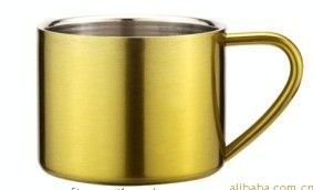 Promotional Gold Stainless Steel Coffe Mug
