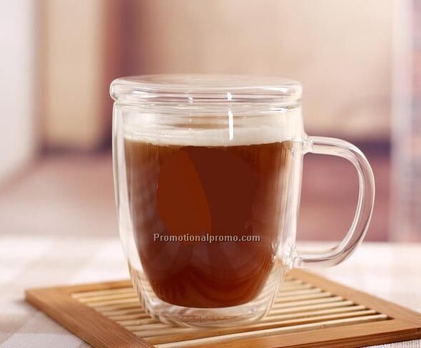 Double Wall Glass Coffee Mug