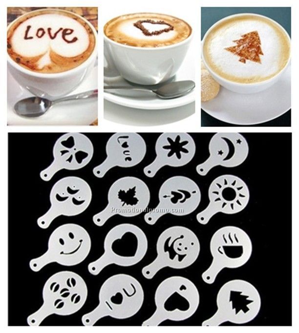 Custom PP Coffee Stencils Set
