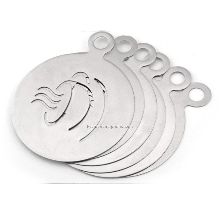 Custom Metal Coffee Stencils Set