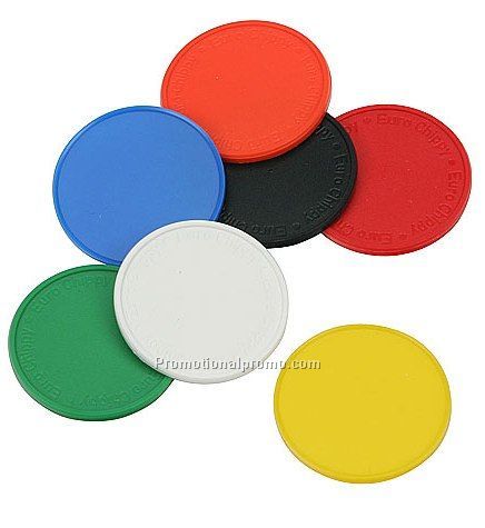 Plastic Coins for Caddy Supermaket