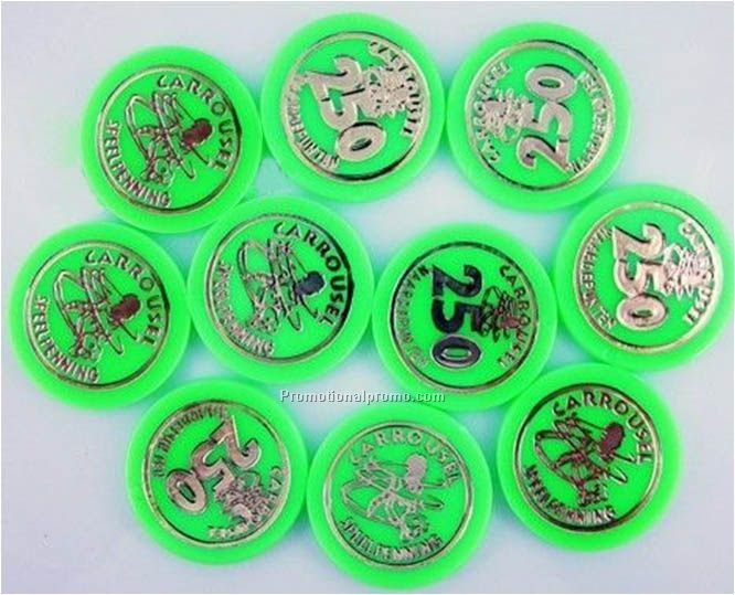 Plastic token plastic coin