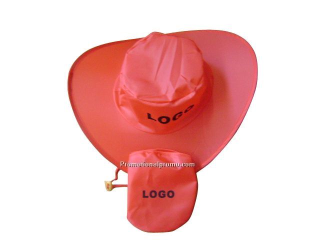 Collapsible hat with bag