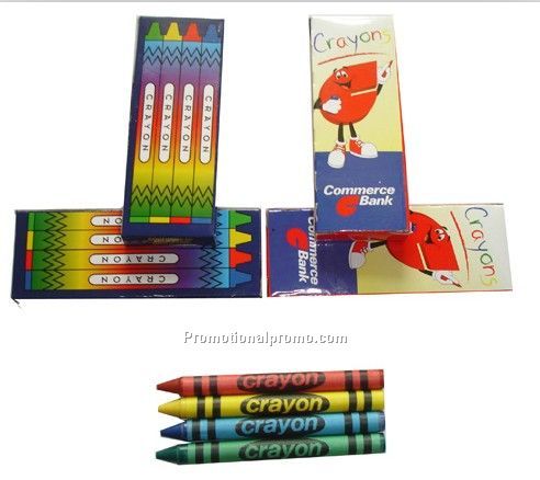 Wax  Crayons, 4pcs per set