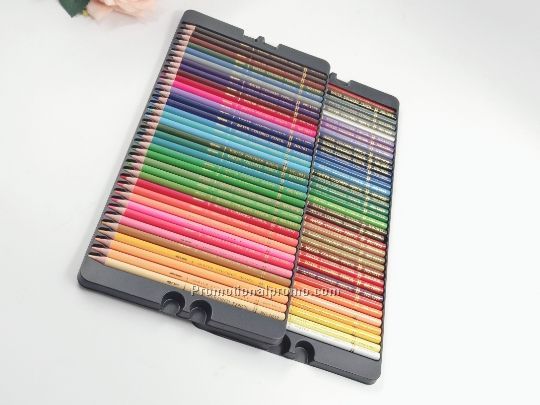 120-Color Oil-Based Eco Colored Colour Pencils Colors Lead Iron Box Set