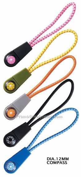 Zipper Pull Compass