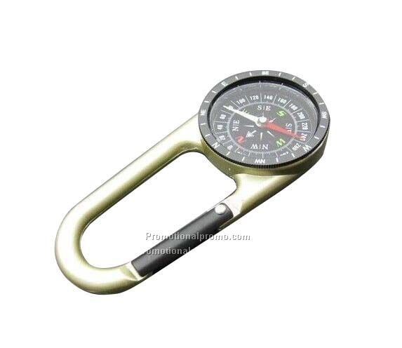 Zinc alloy compass carabiner