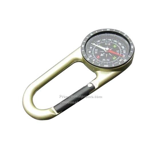 Zinc alloy compass carabiner