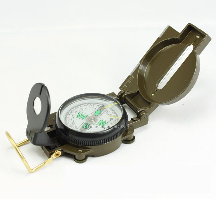 American multi-functional Army green Metal compass