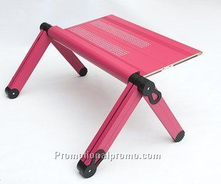 Pink Folding Computer Desk