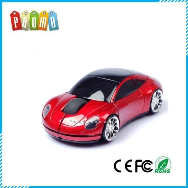Plastic wireless car shape mouse