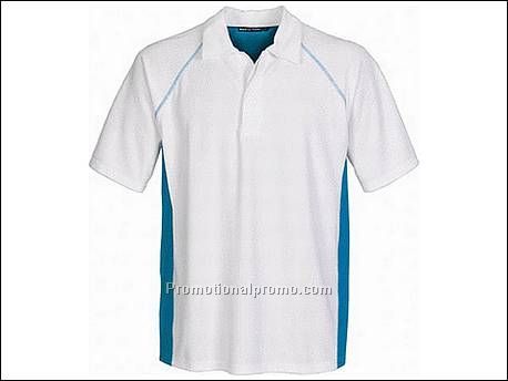 Cool Fit raglan polo. Kraag in dezelf...