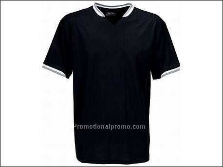 Cool fit v-neck t-shirt. 1 x 1 Rib ge...
