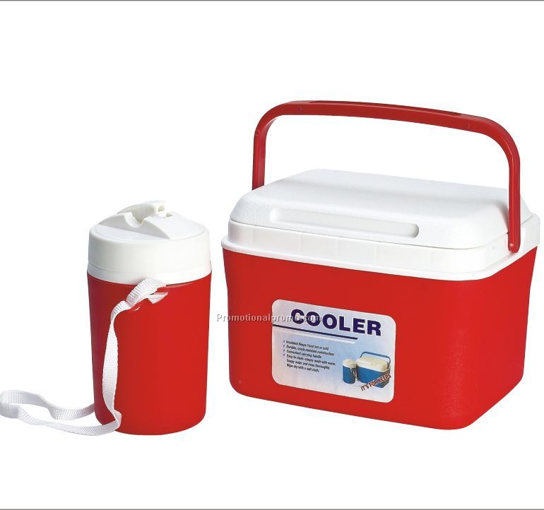 Plastic cooler box