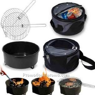 Grill With Cooler And Ice Bag;