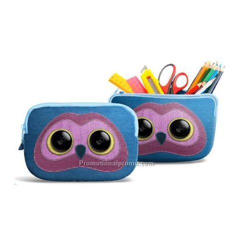 Owl shaped cosmetic bags