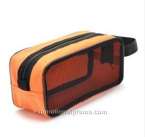 Black Mesh Makeup Bag