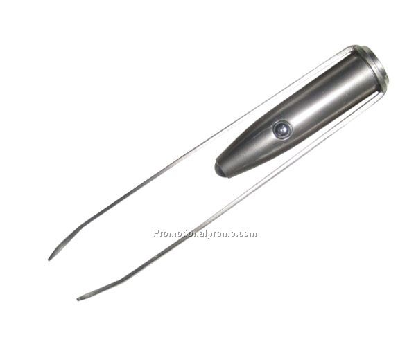 Stainless steel LED tweezer/ pincette